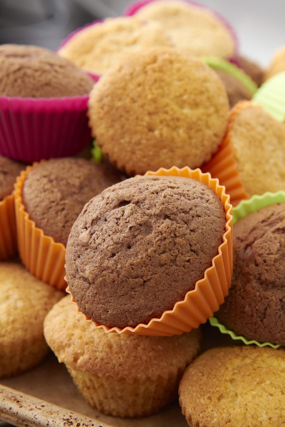 Lékué 200 ml American Muffin Cup, Pack of 6, Multi-Colour : Amazon